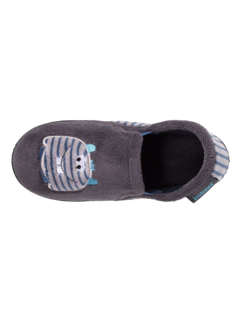Chaussons Garçon Motif Monstre Chausson 28 Garcon Chaussons Mocassins Gar On Eclair Mocassin Enfant Garcon 614216