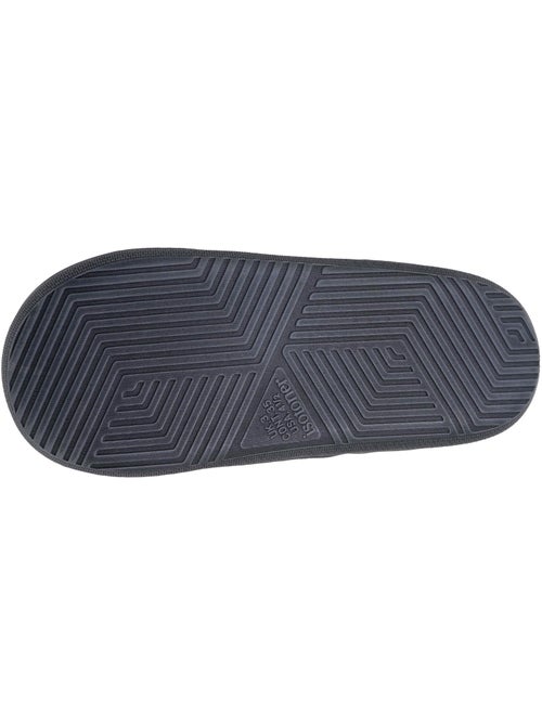 Chaussons mocassins polaire chinée semelle bloup extra garçon isotoner - Kiabi