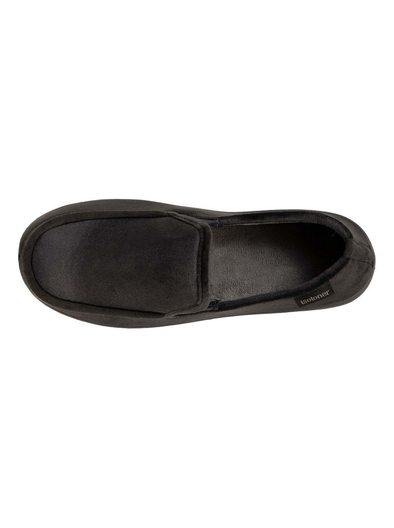 Chaussons mocassins semelle à mémoire de forme homme Isotoner Gris - Kiabi
