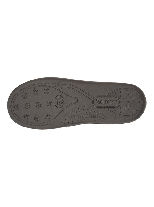 Chaussons mocassins semelle à mémoire de forme homme Isotoner - Kiabi
