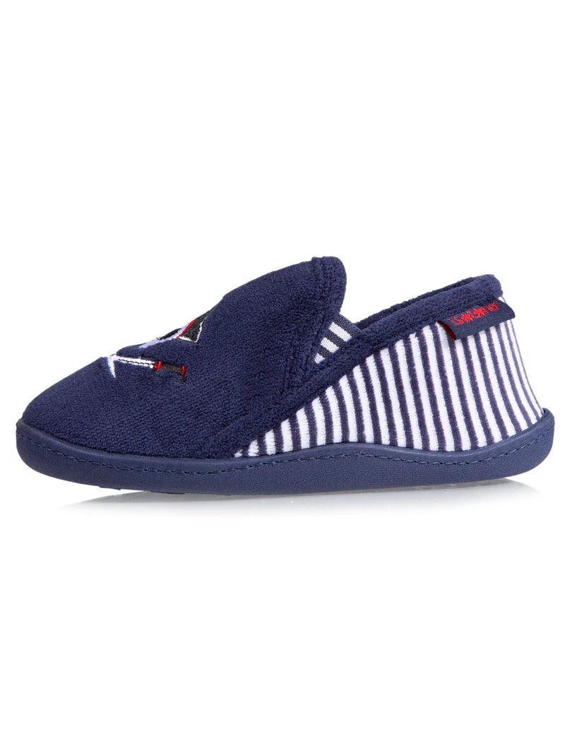 Chaussons mocassins semelle antidérapante garçon Isotoner Bleu marine - Kiabi
