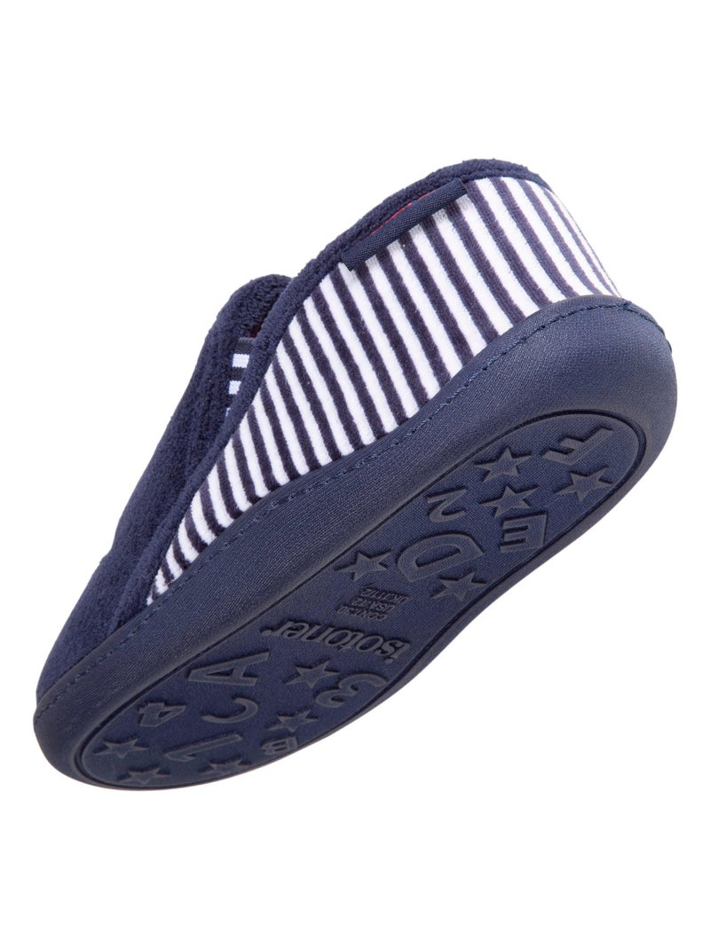 Chaussons mocassins semelle antidérapante garçon Isotoner Bleu marine - Kiabi