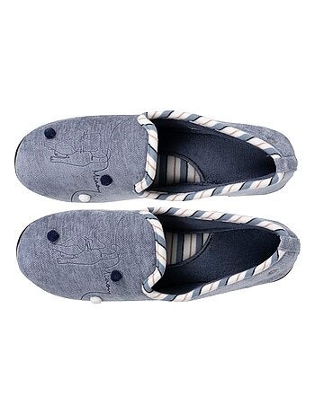 Chaussons charentaises souples, ultra confortables et légers, technologie everywear, femme Isotoner