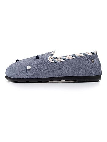 Chaussons charentaises souples, ultra confortables et légers, technologie everywear, femme Isotoner