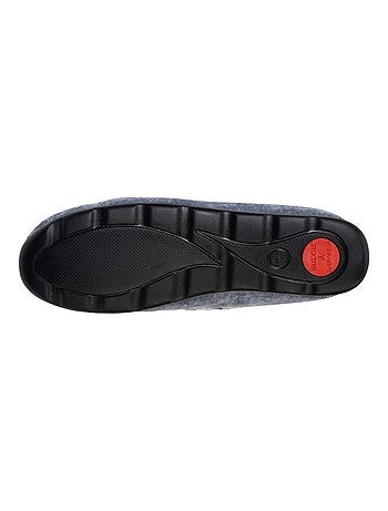 Chaussons charentaises souples, ultra confortables et légers, technologie everywear, femme Isotoner