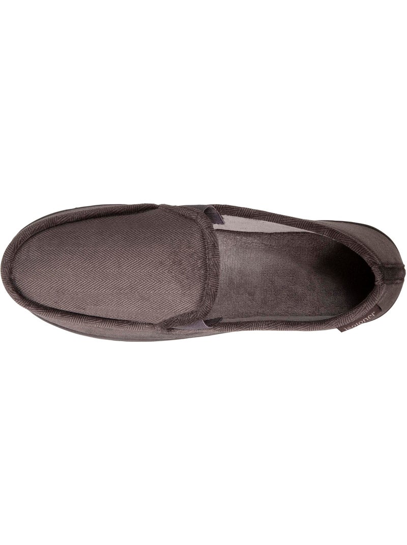 Chaussons mocassins soutien voûte plantaire homme Gris - Kiabi