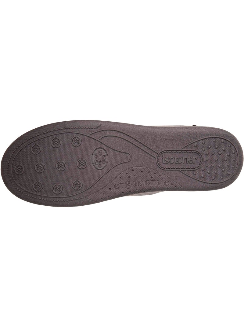Chaussons mocassins soutien voûte plantaire homme Gris - Kiabi