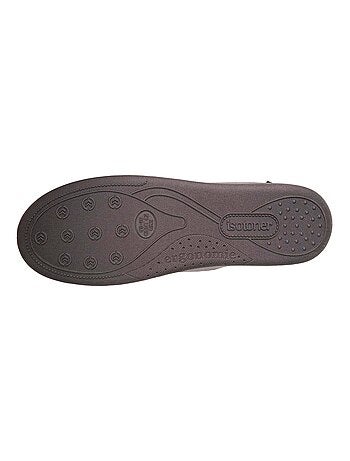 Chaussons mocassins soutien voûte plantaire homme Isotoner