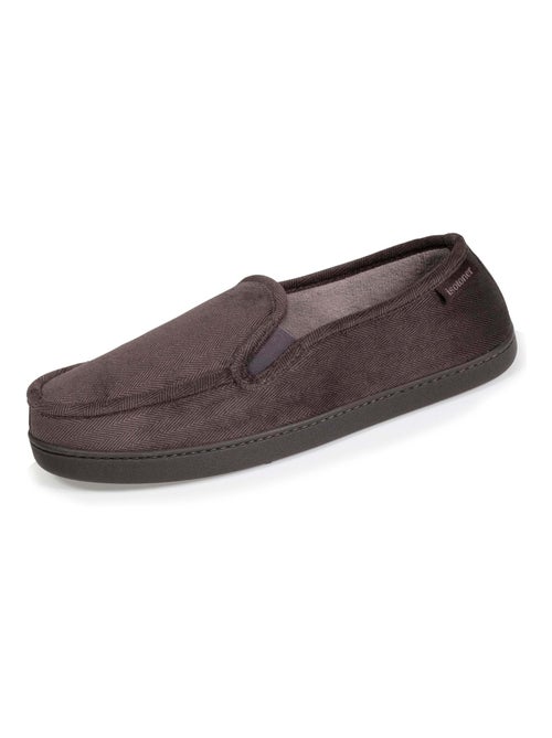 Chaussons mocassins soutien voûte plantaire homme Isotoner - Kiabi