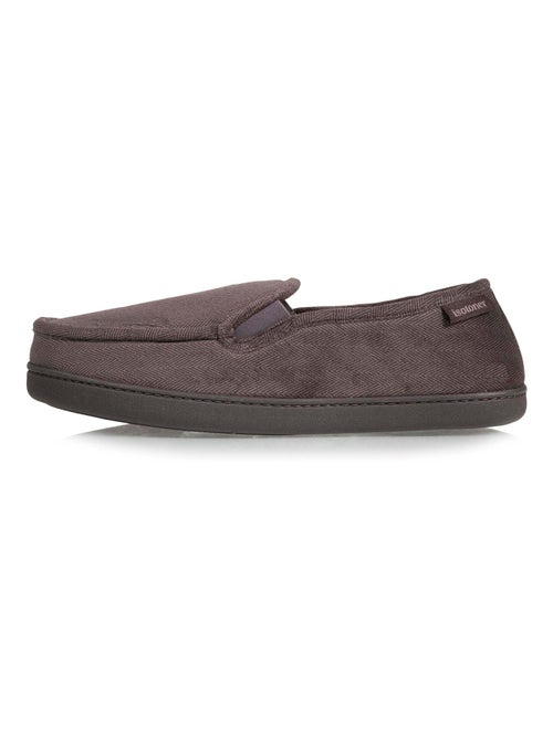 Chaussons mocassins soutien voûte plantaire homme Isotoner - Kiabi