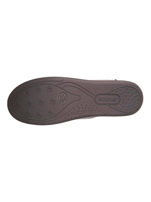Chaussons mocassins soutien voûte plantaire homme Isotoner - Kiabi