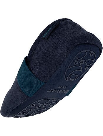 Chaussons mocassins suédine, semelle antidérante garçon