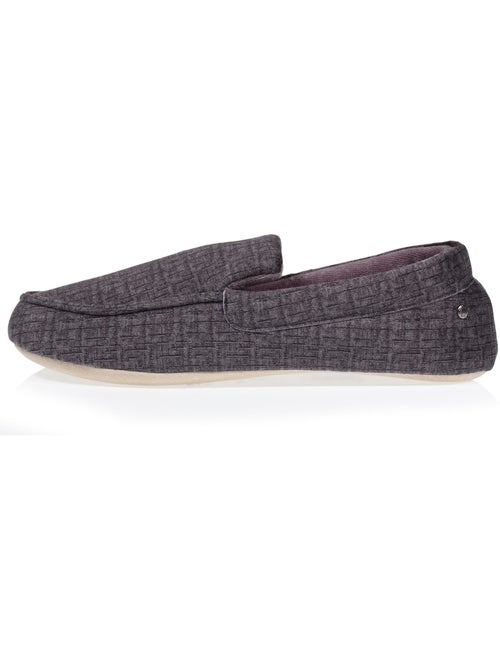 Chaussons mocassins ultra confortables et légers, en coton homme isotoner - Kiabi