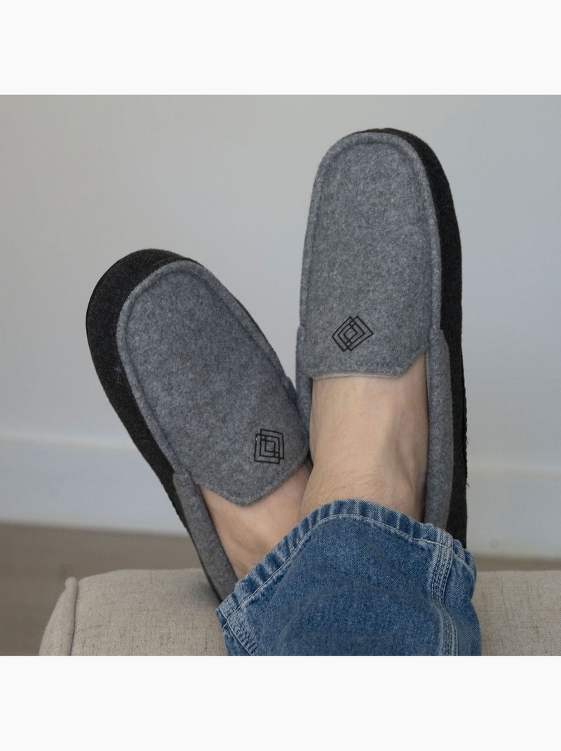 Chaussons mocassins ultra confortables et légers homme Gris Gris - Kiabi