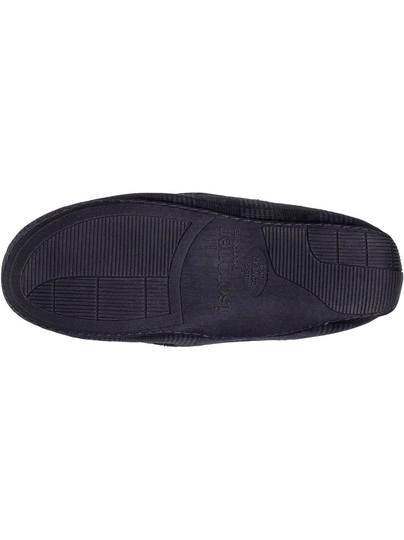 Chaussons mocassins ultra confortables et légers homme isotoner Bleu marine - Kiabi