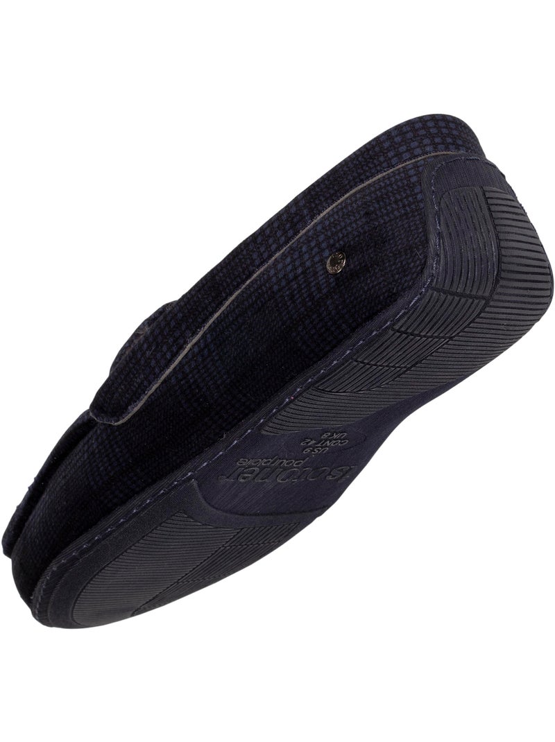 Chaussons mocassins ultra confortables et légers homme isotoner Bleu marine - Kiabi