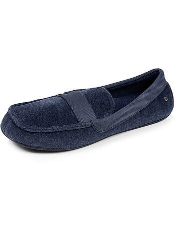 Chaussons mocassins ultra confortables et légers semelle homme Isotoner
