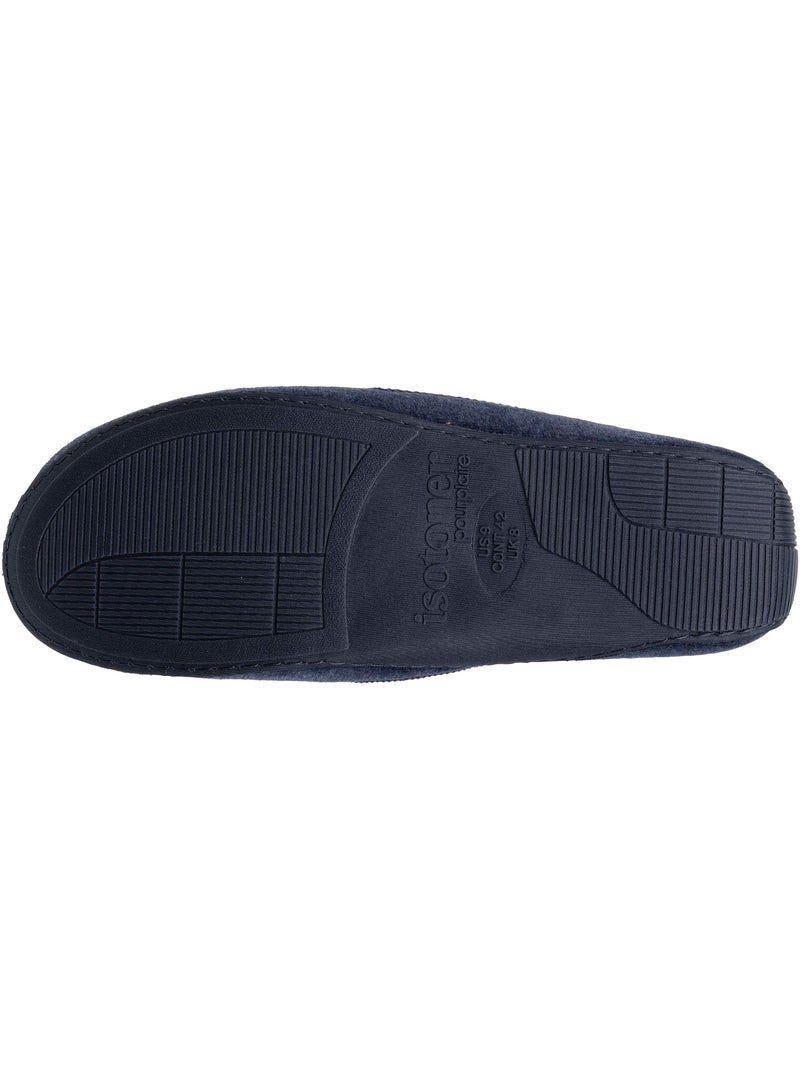 Chaussons mocassins ultra confortables et légers semelle homme Isotoner Bleu marine - Kiabi