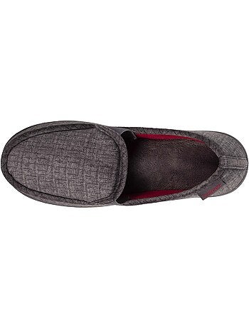 Chaussons mocassins velour ultra doux homme
