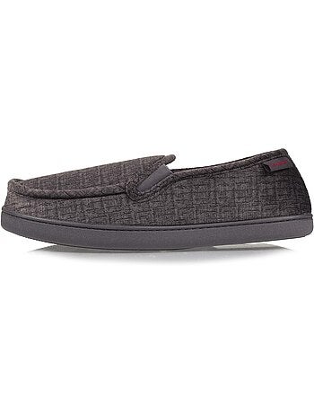 Chaussons mocassins velour ultra doux homme
