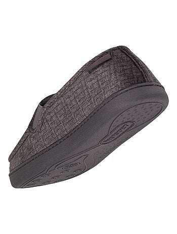Chaussons mocassins velour ultra doux homme Isotoner