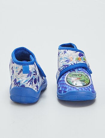 Chausson Enfant - Animaux Peluche Slippers - Dinosaure - Bleu - 1-2 Ans  bleu - Cdiscount Chaussures