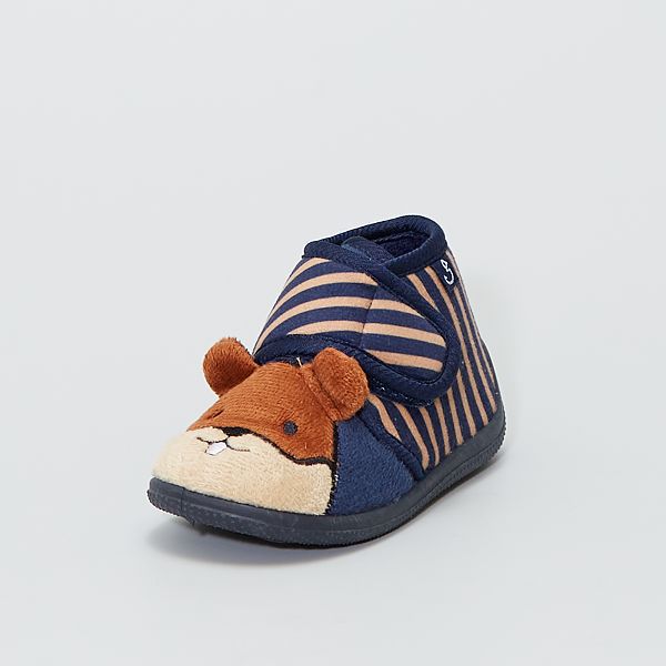 Chaussons montants à scratch 'tête d'animaux' Bébé garçon Chaussures, chaussons Bébé garçon | taille 19 | Kiabi
