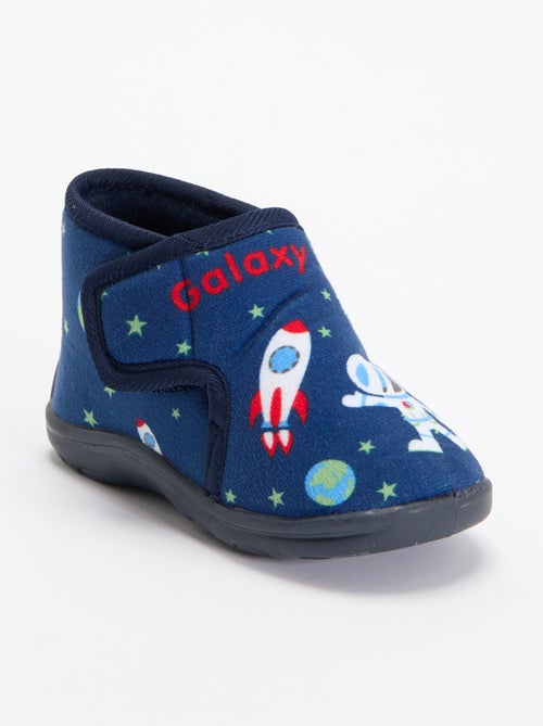 Chaussons montants à scratchs - Kiabi