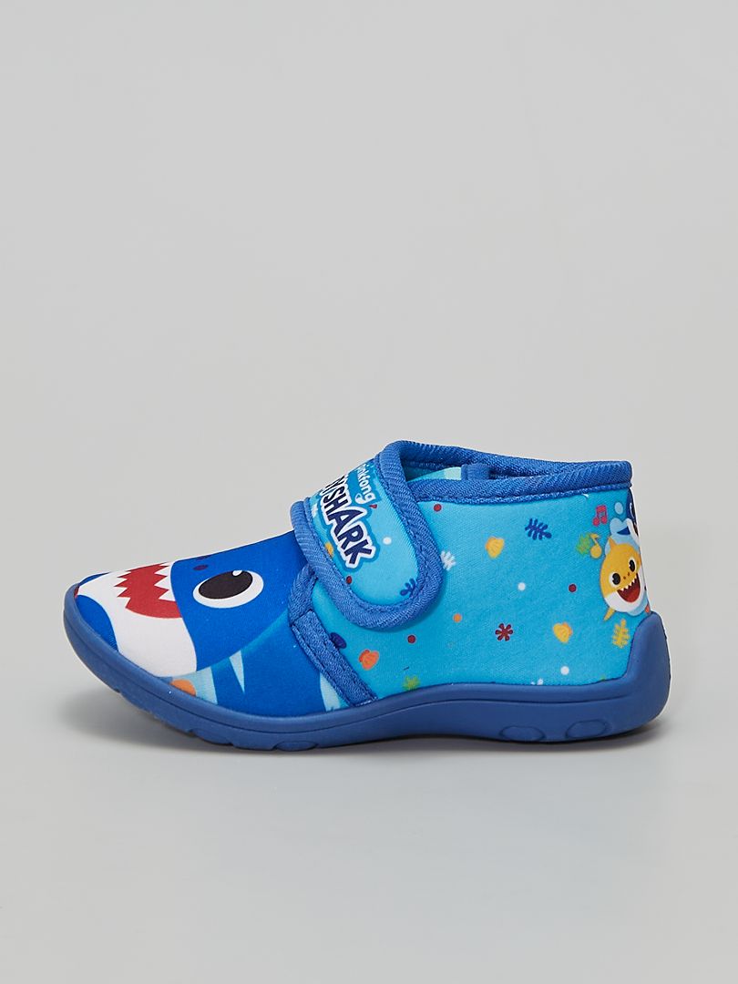 Chaussons slippers Enfant Monstre - Bleu marine - Kiabi - 9.99€