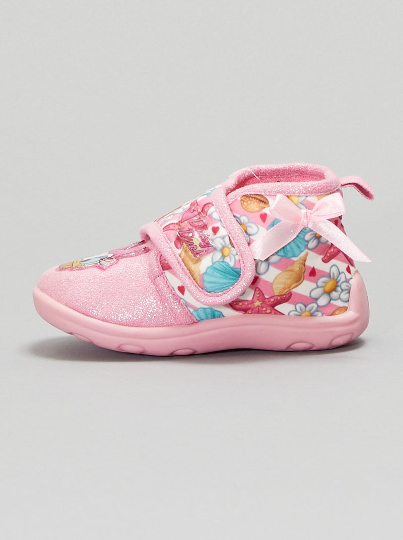 Chaussons montants 'Daisy' 'Disney' rose - Kiabi