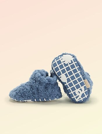 Kitchoun - Chaussons montants effet moutonné -