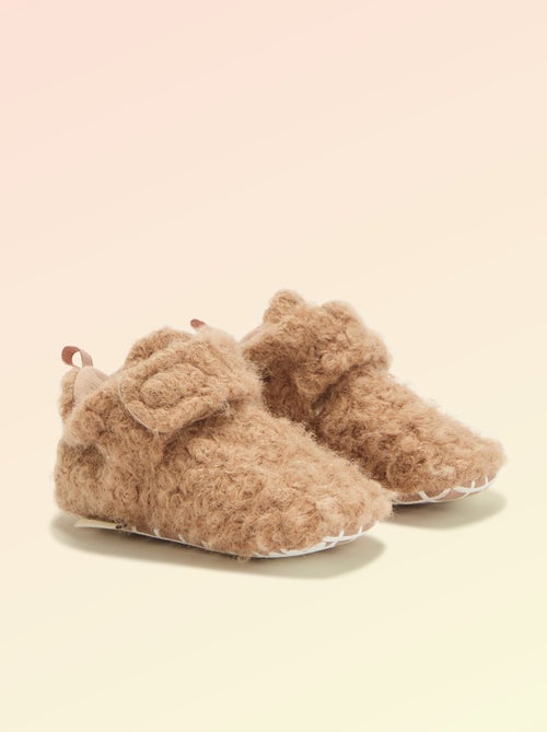 Chaussons montants effet moutonné - 'Kitchoun' - Kiabi Chaussons montants effet moutonné - 'Kitchoun' - Kiabi