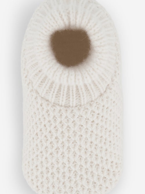 Chaussons montants en maille - Kiabi