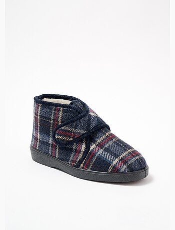 Chaussons montants grande largeur fourrés mixtes - Afibel