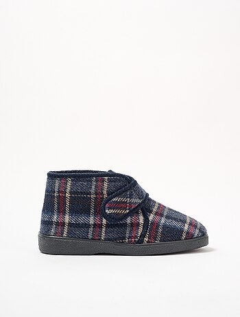 Chaussons montants grande largeur fourrés mixtes