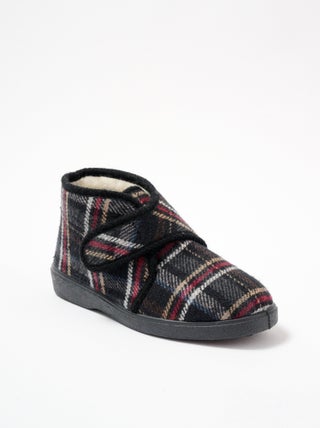 Chaussons montants grande largeur fourrés mixtes