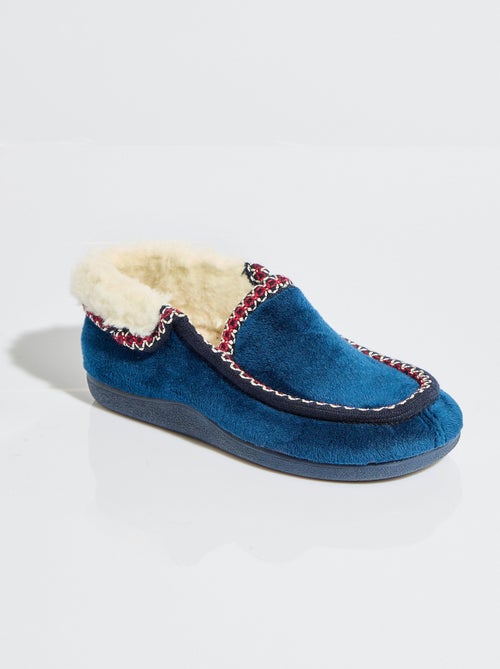 Chaussons montants largeur confort fourrés chaud - Afibel - Kiabi