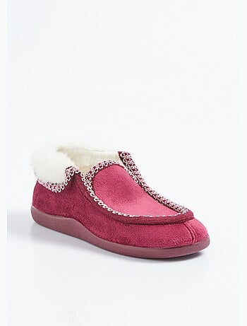 Chaussons montants largeur confort fourrés chaud - Afibel