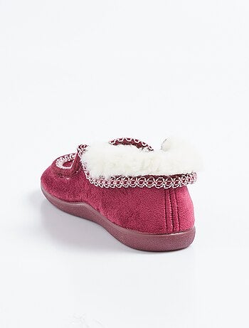 Chaussons montants largeur confort fourrés chaud