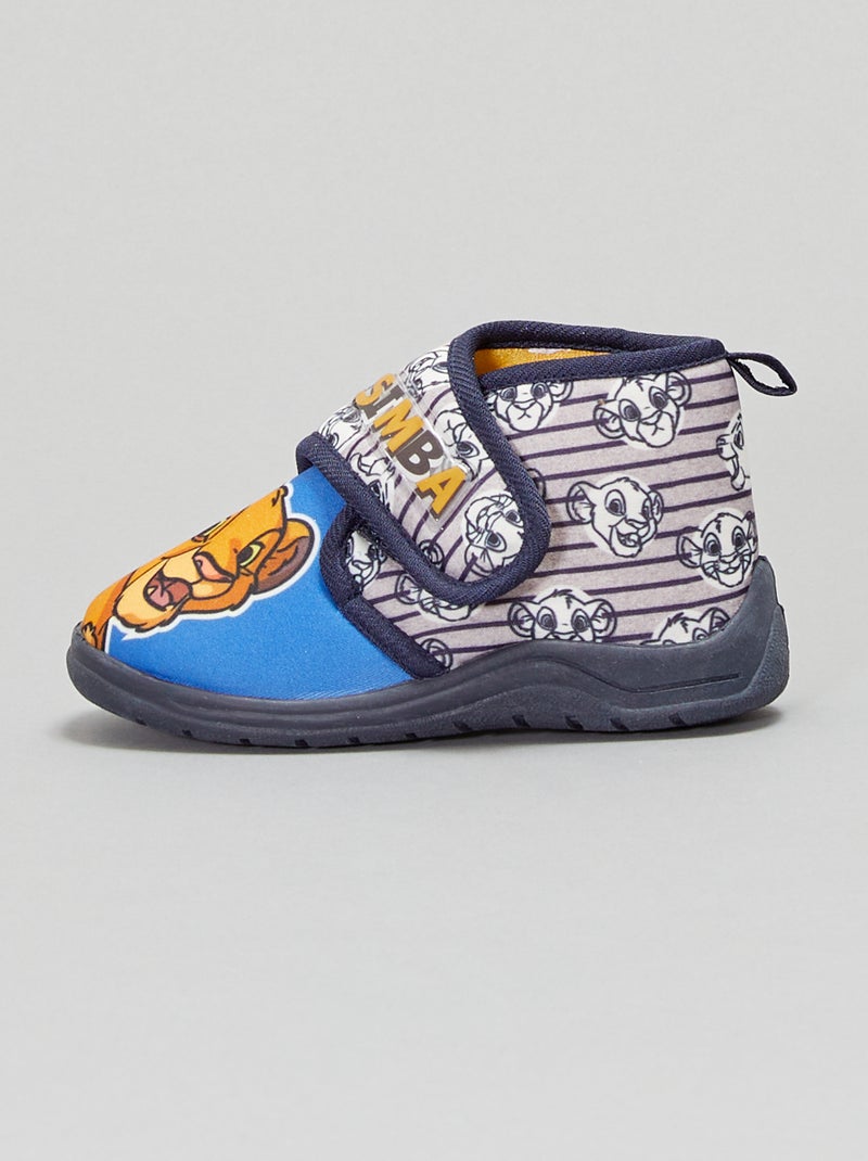Chaussons montants 'Le Roi Lion' bleu - Kiabi