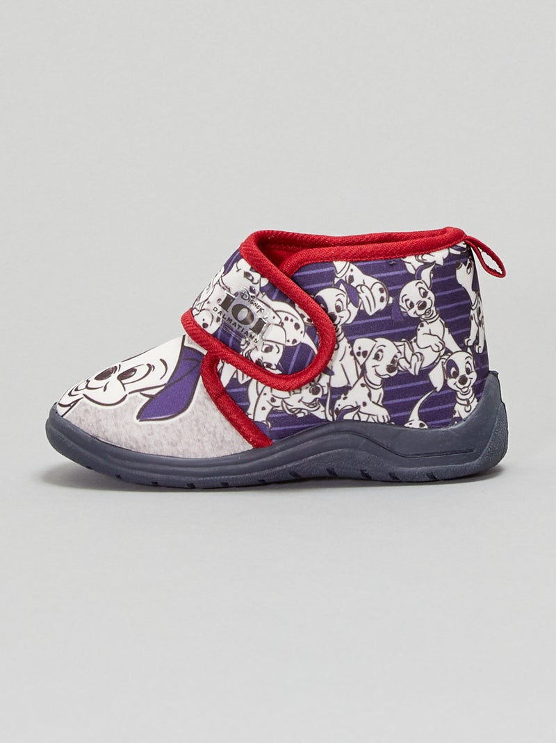 Chaussons montants 'Les 101 Dalmatiens' Bleu marine - Kiabi