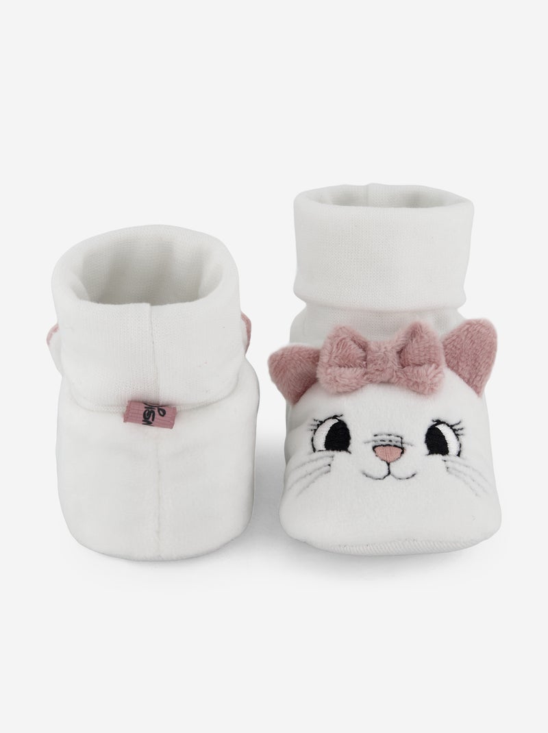 Chaussons montants 'Marie' Blanc - Kiabi