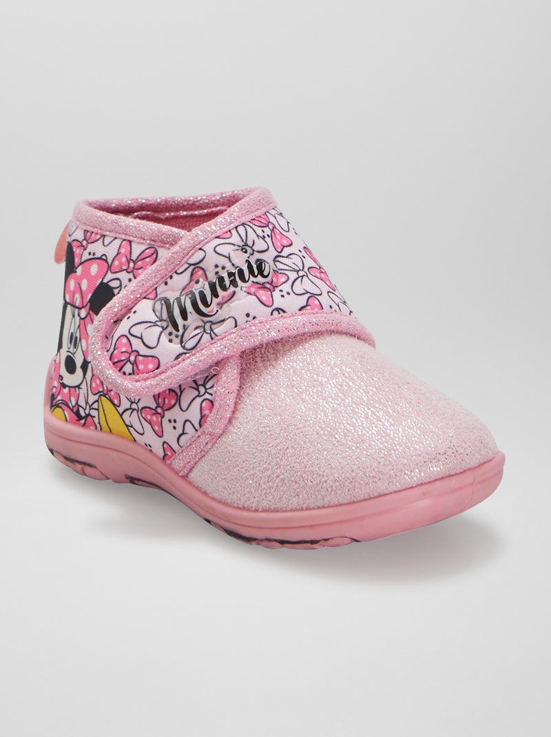 Chaussons montants 'Minnie' Rose - Kiabi