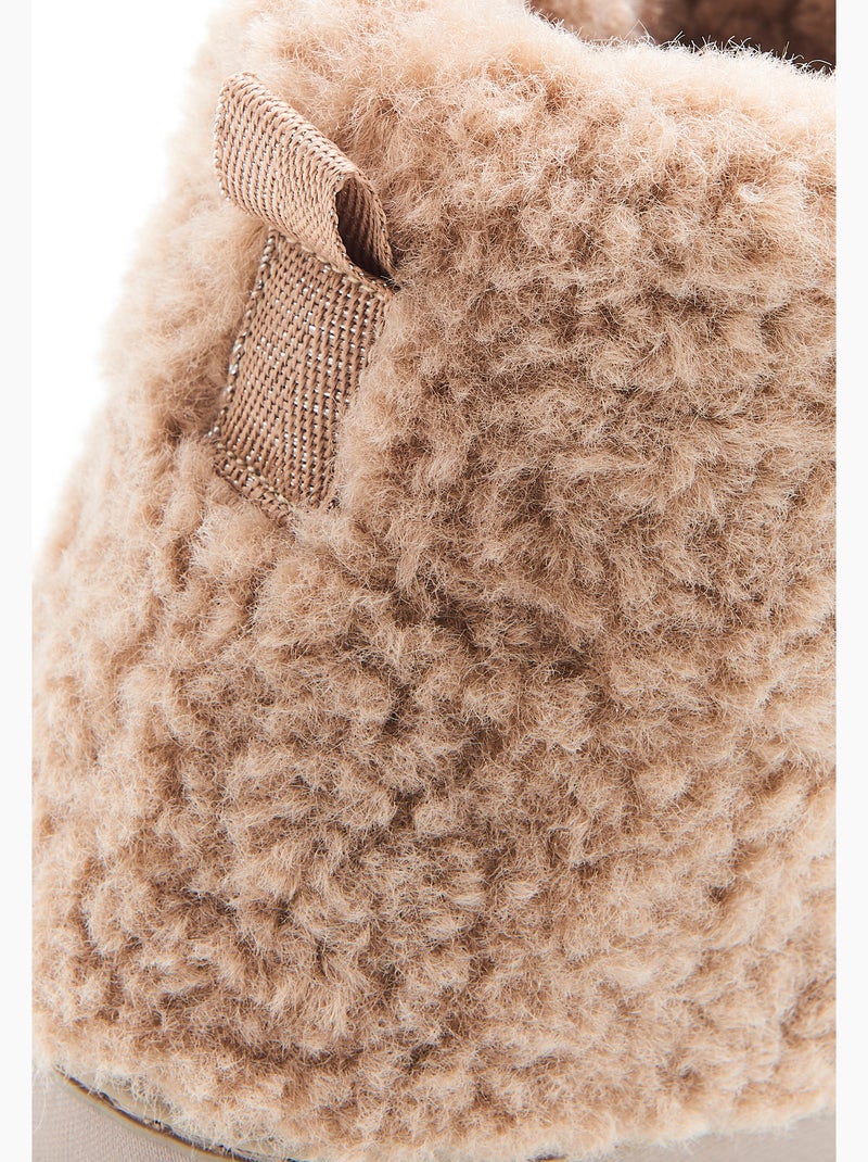 Chaussons montants thermolactyl - damart Taupe - Kiabi