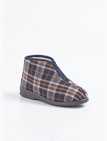 Chaussons montants zippés chauds confort - Afibel