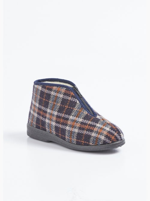 Chaussons montants zippés chauds confort - Afibel - Kiabi
