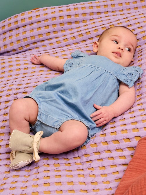 Chaussons motricité 1 'se retourner' - Kitchoun - Kiabi