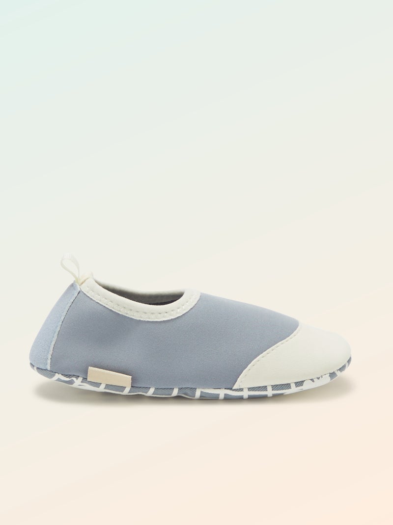 Chaussons motricité 2 '4 pattes' - Kitchoun Bleu - Kiabi