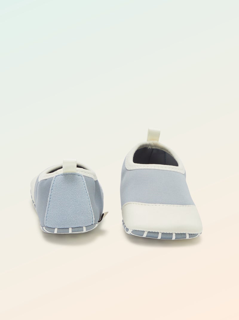 Chaussons motricité 2 '4 pattes' - Kitchoun Bleu - Kiabi