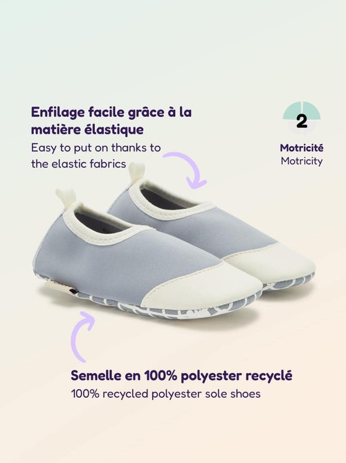 Chaussons motricité 2 '4 pattes' - Kitchoun - Kiabi